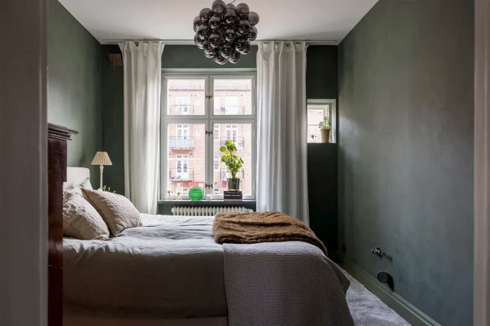 Квартира в доме 1929 года постройки в Швеции (42 м2)