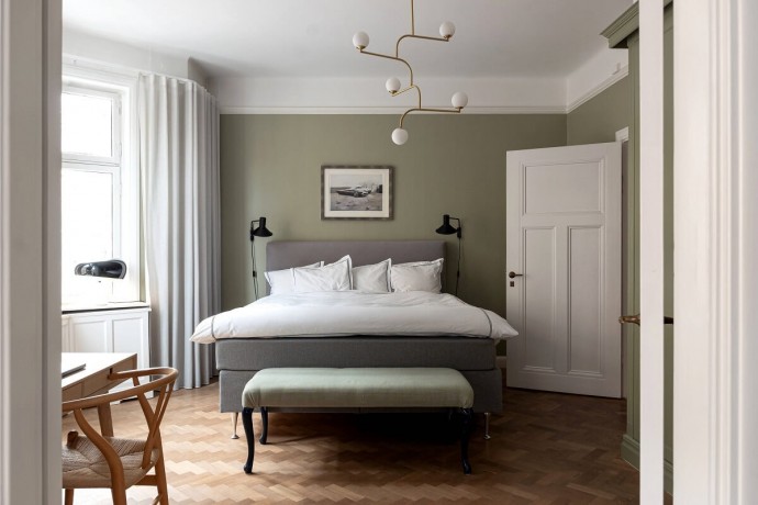 Квартира в доме начала XX века в Стокгольме