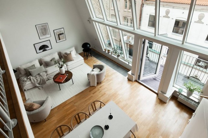 Мансарда площадью 139 м2 в Гётеборге