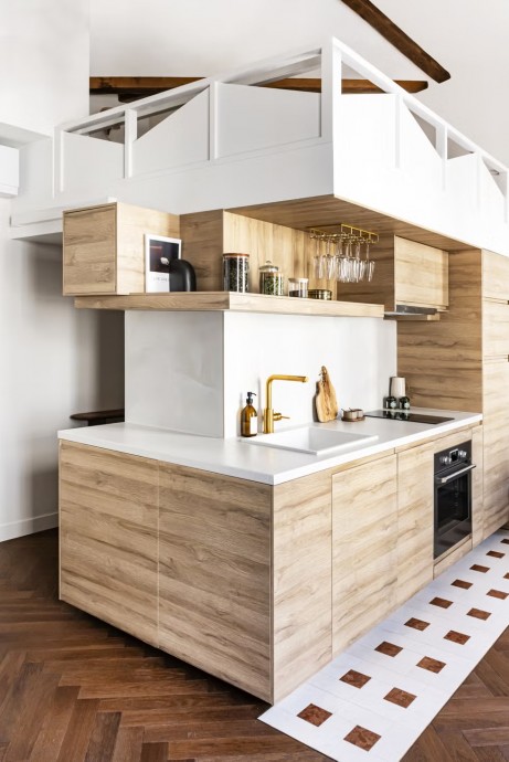 Мансардная квартира в Париже