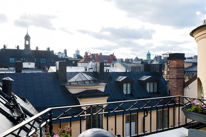 Мансардная квартира в Стокгольме