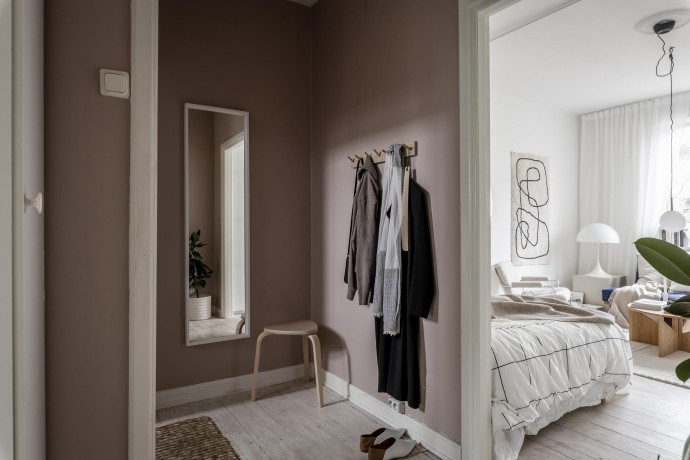 Студия площадью 37 м2 в доме 1936 года постройки в Гётеборге