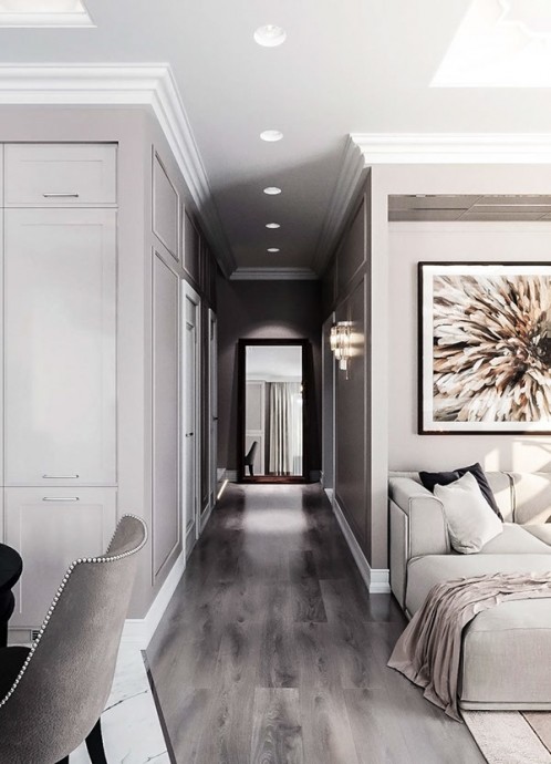 Гостиная, оформленная в бежевых тонах Гостиная, оформленная в бежевых тонах