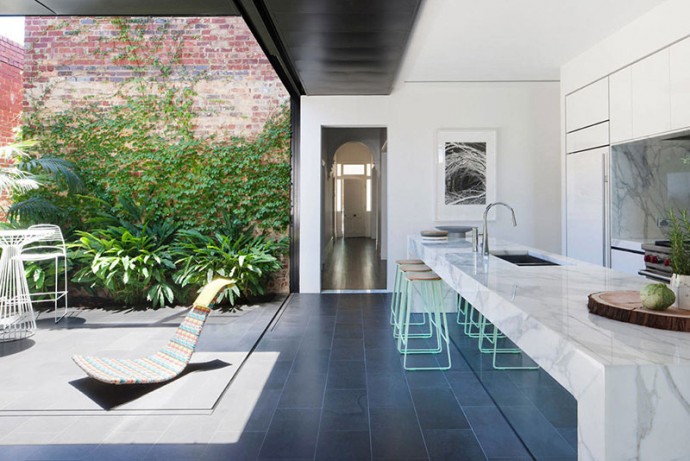 Современный пристрой к дому XIX века в Мельбурне, Австралия Современный пристрой к дому XIX века в Мельбурне, Австралия