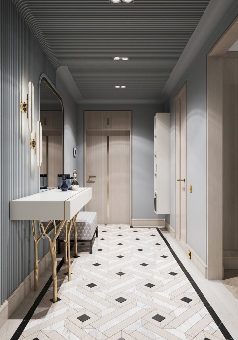 Квартира, оформленная в приглушенных тонах Квартира, оформленная в приглушенных тонах