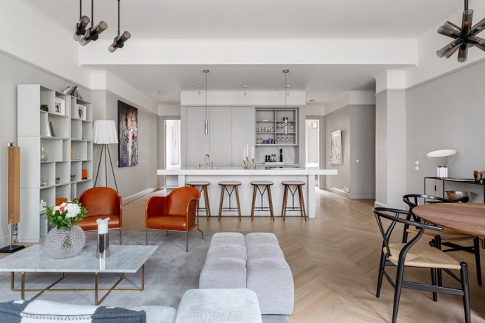 Квартира площадью 113 м2 в Стокгольме