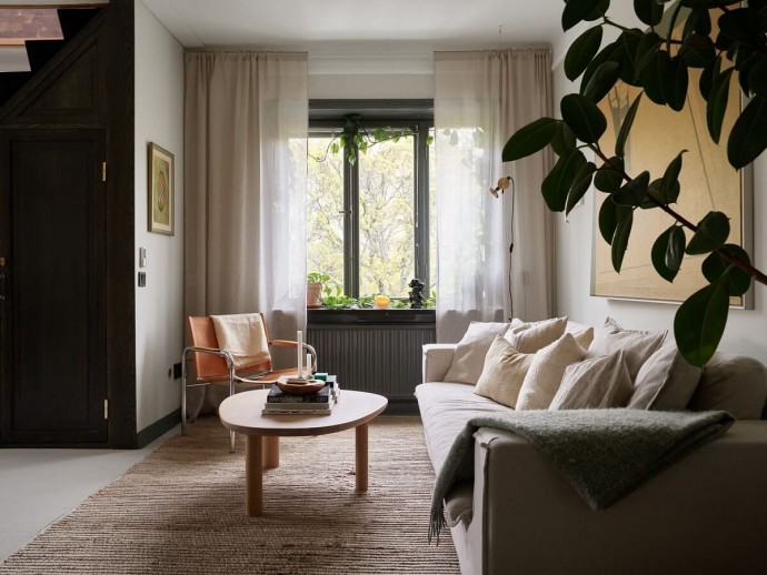 Двухуровневая квартира в Стокгольме