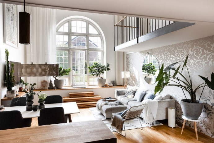 Двухуровневая квартира площадью 124 м2 в Швеции