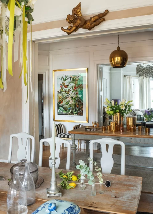 Квартира дизайнера Ивонн Берлин Баумгардт в Стокгольме