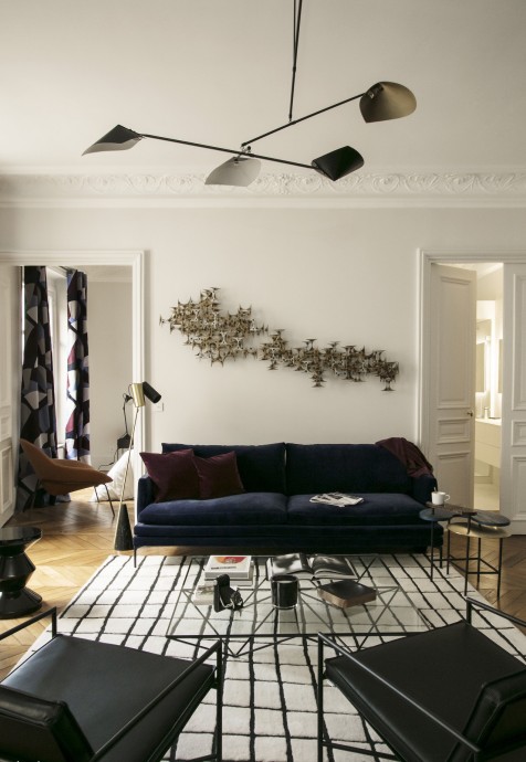 Квартира дизайнера Морина Карсенти в Париже (75 м2)