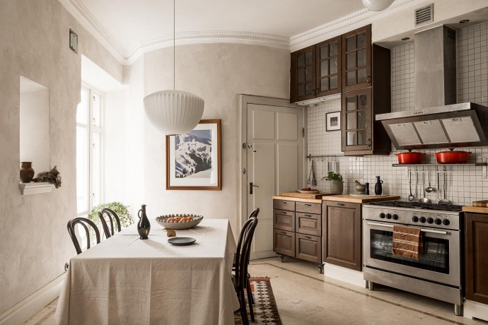 Квартира площадью 72 м2 в доме 1913 года постройки в Гётеборге