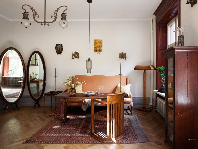 Квартира в доме 1881 года постройки в Стокгольме Квартира в доме 1881 года постройки в Стокгольме