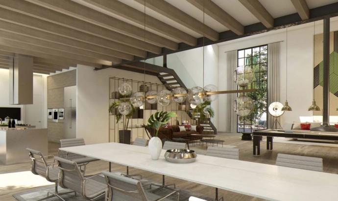 Просторный лофт с террасой на Мальорке Просторный лофт с террасой на Мальорке