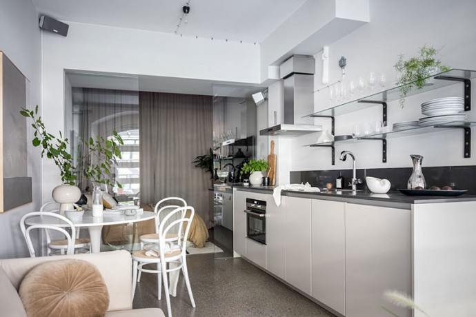 Шведская студия площадью 33м2 Шведская студия площадью 33м2