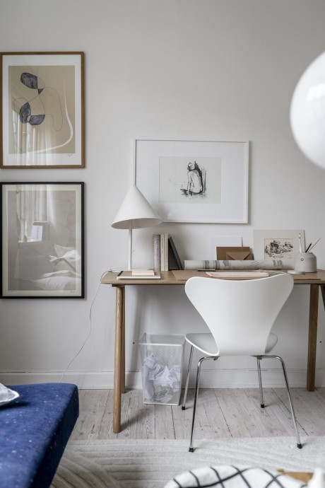 Студия площадью 37 м2 в доме 1936 года постройки в Гётеборге