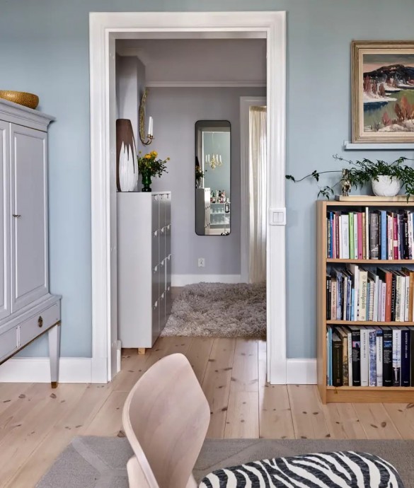 Квартира площадью 81 м2 в доме 1914 года в Лидингё, Швеция