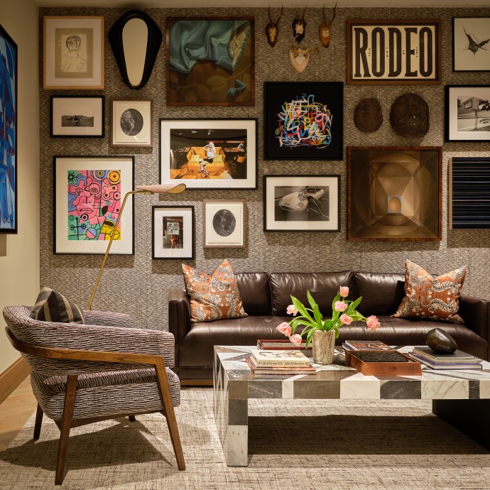 Интерьер общественных пространств и квартир в самой высокой башне в Остине, Техас