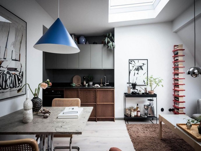 Мансардная квартира площадью 30 м2 в Гётеборге