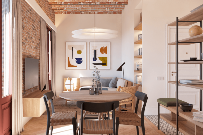 Дизайн-проект квартиры в Барселоне