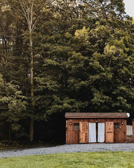 Лесной мини-дом в Вермонте