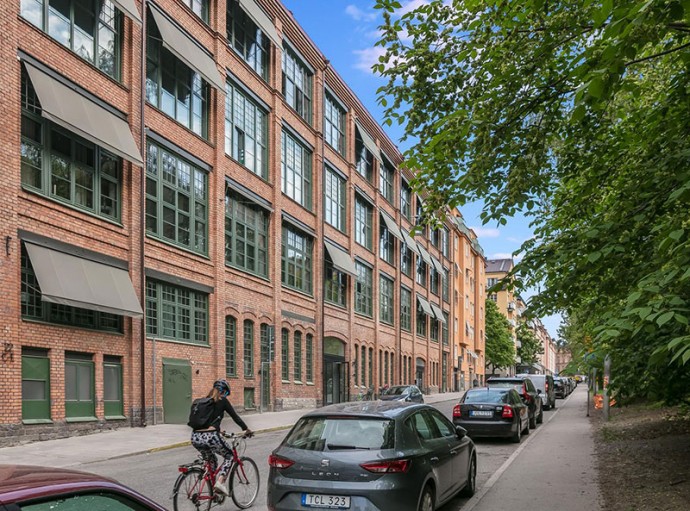 Лофт площадью 40 м2 в Стокгольме