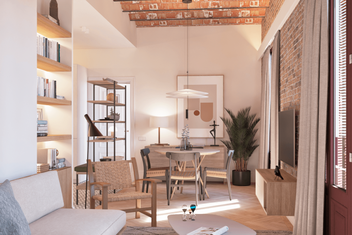 Дизайн-проект квартиры в Барселоне