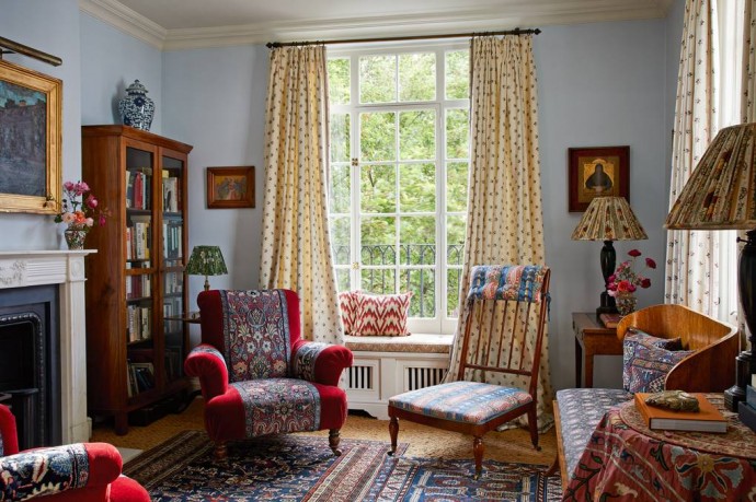 Дом текстильного дизайнера Натали Фарман-Фарма в Лондоне