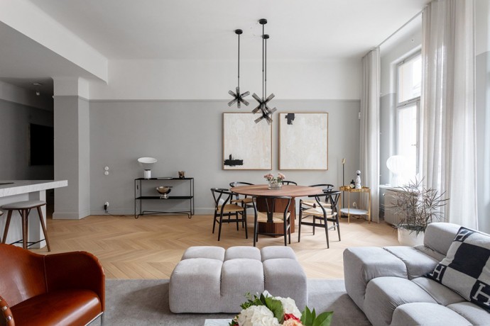 Квартира площадью 113 м2 в Стокгольме