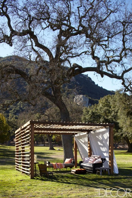 Ранчо американской актрисы Эллен Дедженерес в горах Санта-Моника, Калифорния