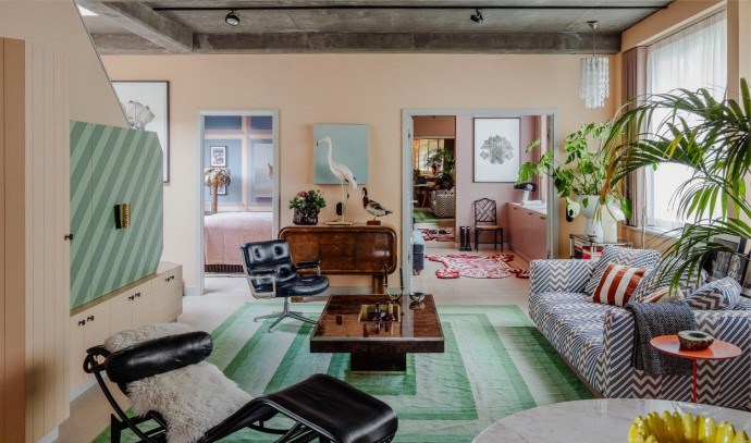 Апартаменты с просторной террасой в Берлине