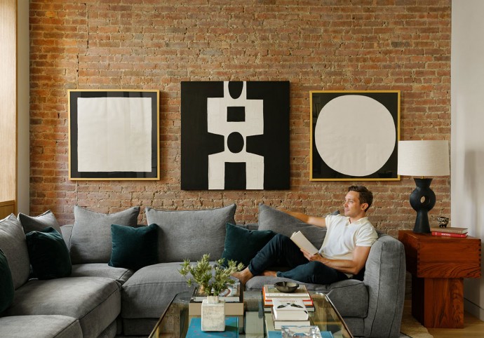 Холостяцкий лофт в Нью-Йорке