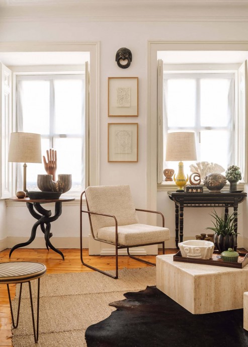 Квартира дизайнера Александры Нейман в Лиссабоне, Португалия