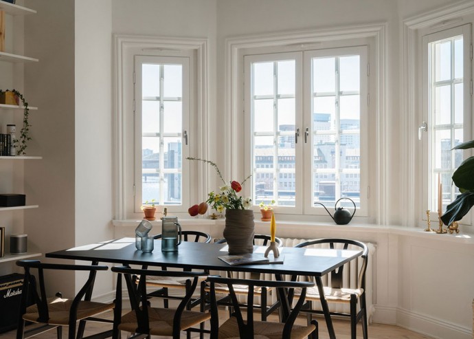 Квартира площадью 68 м2 с эркером Стокгольме