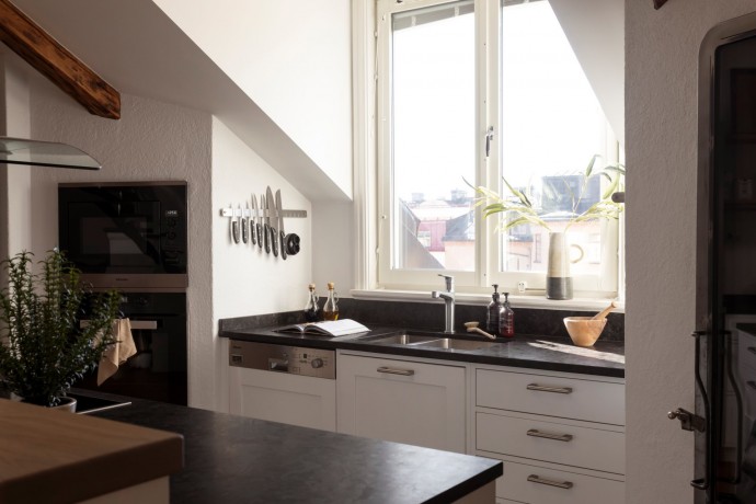 Мансарда площадью 151 м2 в Стокгольме Мансарда площадью 151 м2 в Стокгольме