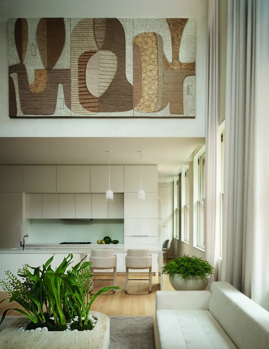 Квартира площадью почти 400 м2 в Нью-Йорке