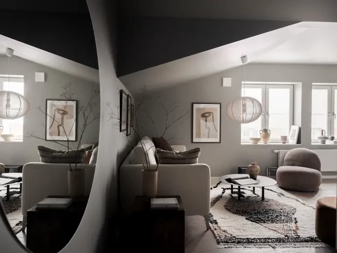 Мансардная квартира площадью 33 м2 в Гётеборге