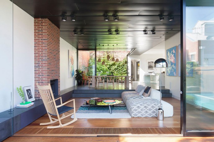 Современный пристрой к дому XIX века в Мельбурне, Австралия Современный пристрой к дому XIX века в Мельбурне, Австралия