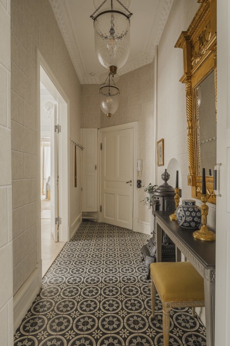 Квартира площадью 89 м2 в здании 1878 года в Стокгольме