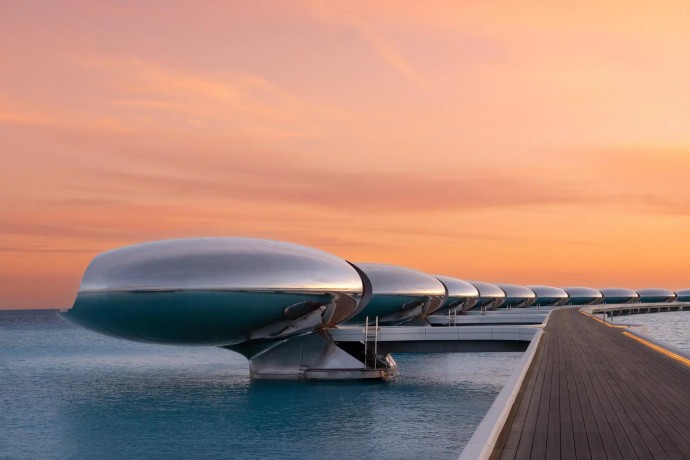 Футуристичный отель Shebara Resort в Саудовской Аравии
