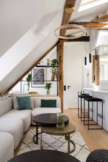 Мансарда площадью 65 м2 в Париже