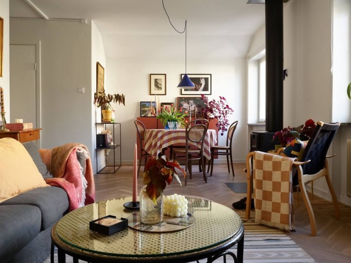 Мансарда площадью 47 м2 в Стокгольме