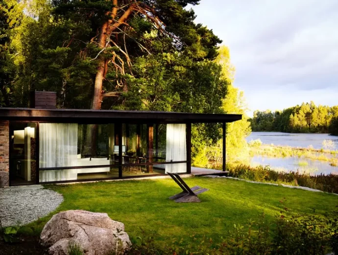 Дом архитектора Бастера Делина в провинции Хельсингланд, Швеция