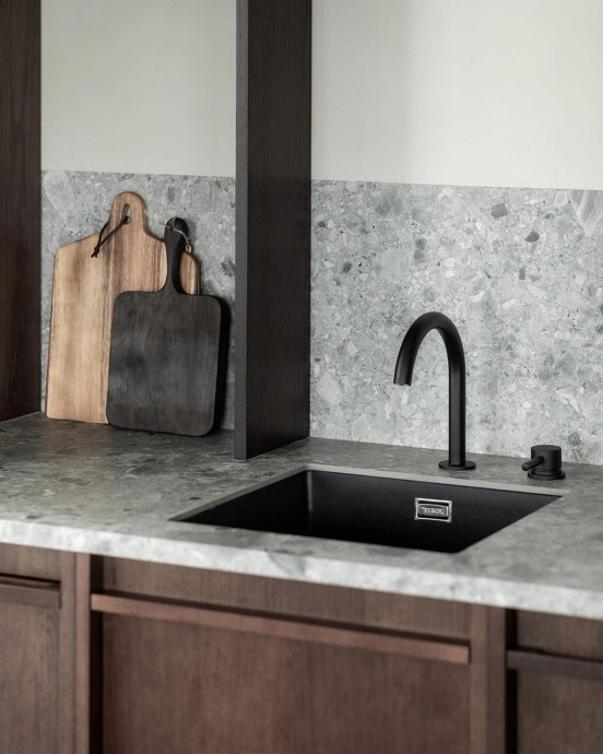 Брутальная квартира с домашним офисом площадью 105 м2