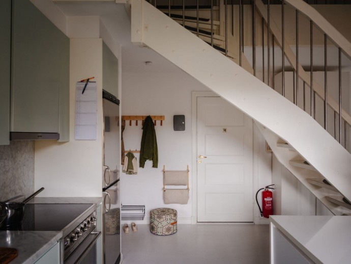 Двухуровневая квартира площадью 98 м2 в Стокгольме