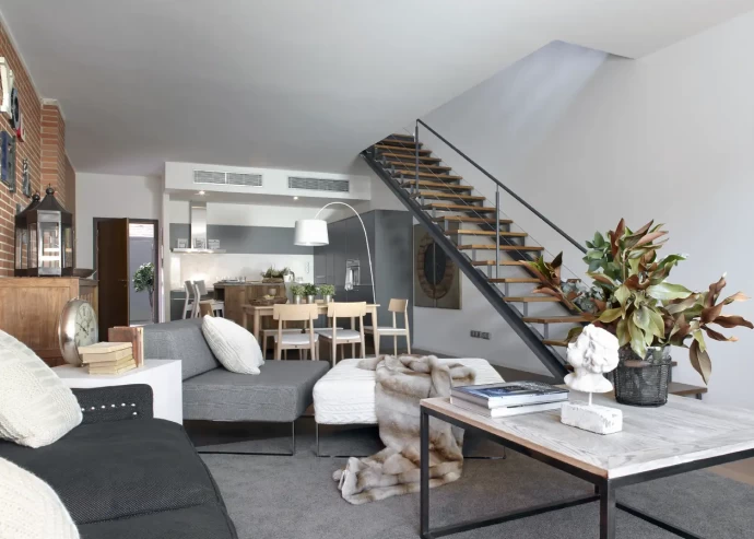 Двухуровневая квартира в Барселоне