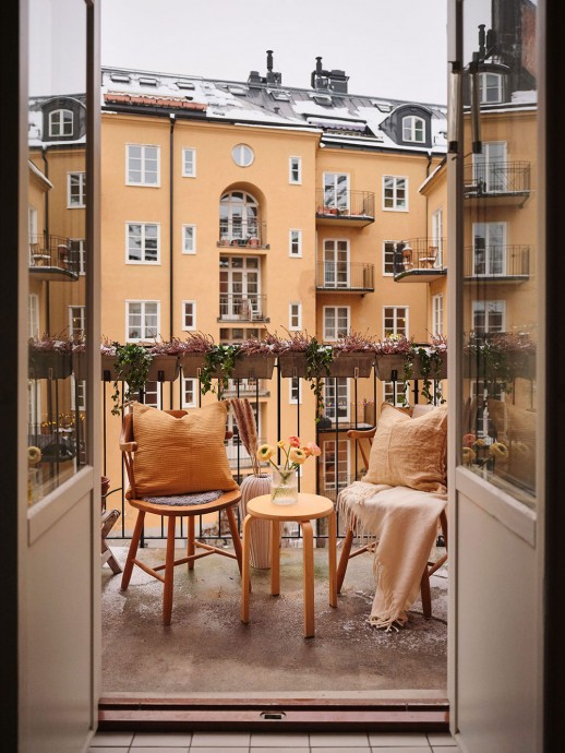 Двухуровневая квартира в Стокгольме