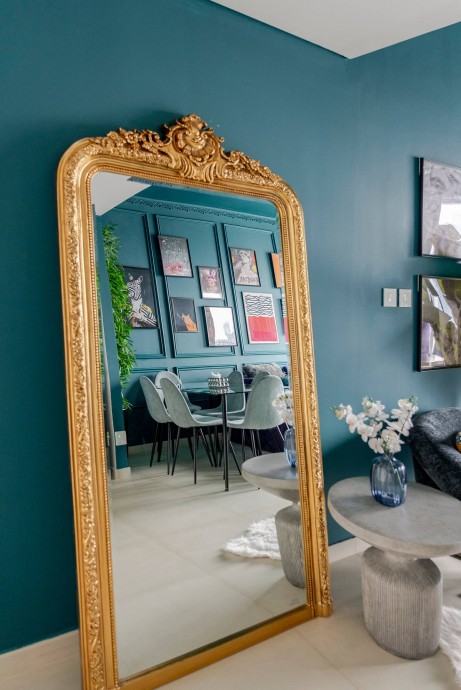 Квартира на 35 этаже с видом на Бурдж-Халифа в Дубае (90 м2)