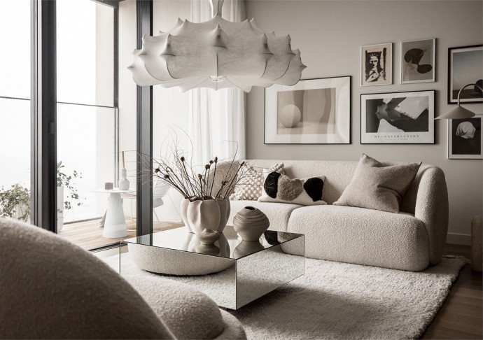 Квартира площадью 85 м2 на 62-м этаже самого высокого здания в Гётеборге