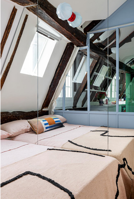 Студия дизайнера Эхи Бускет в Париже (22 м2) Студия дизайнера Эхи Бускет в Париже (22 м2)