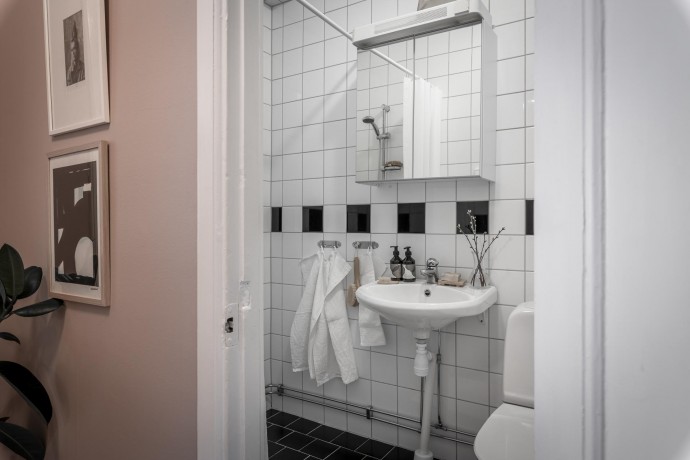 Студия площадью 37 м2 в доме 1936 года постройки в Гётеборге